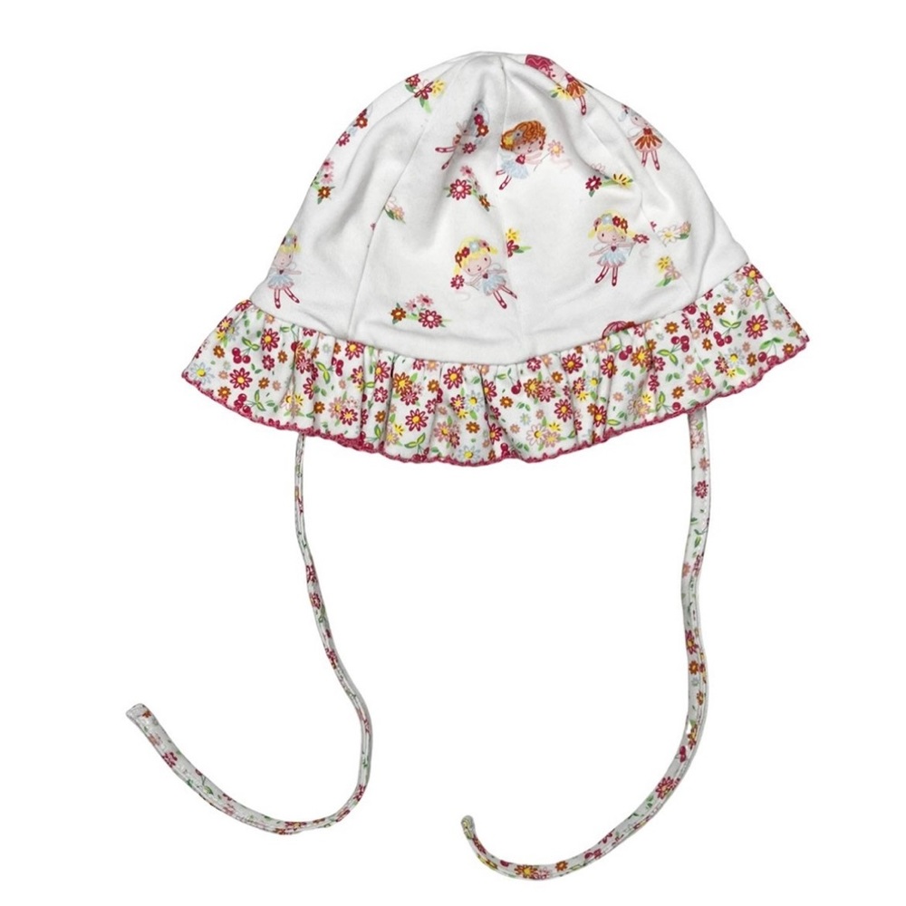 Kissy Kissy Fairies And Floral Reversible Floppy Hat